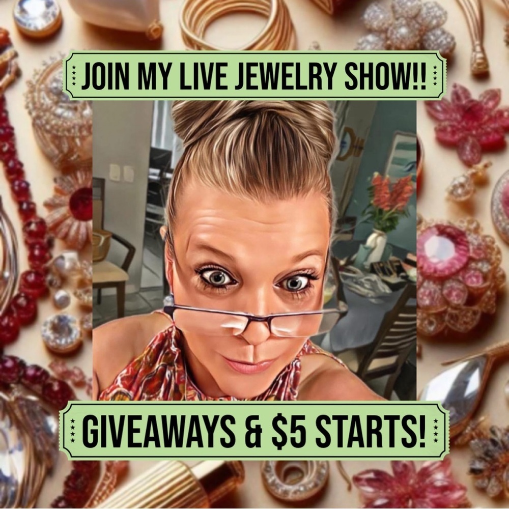 Like this flyer for a personal invite to my jewelry show❤️❤️.. LIKE AND SHARE🥰
